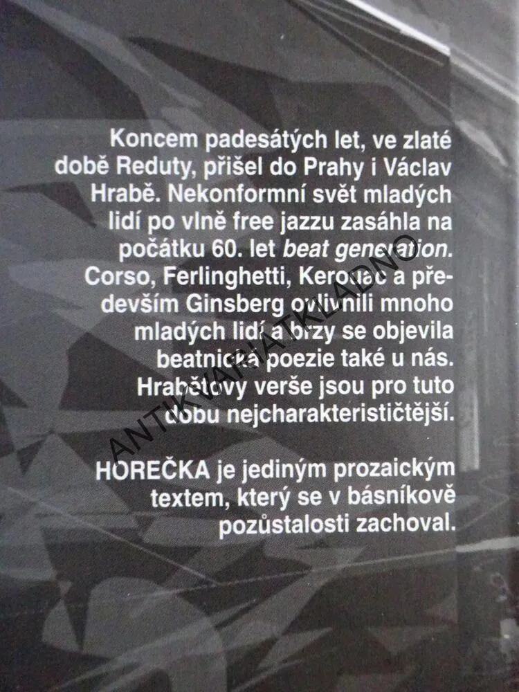 HOREČKA, VÁCLAV HRABĚ, **an