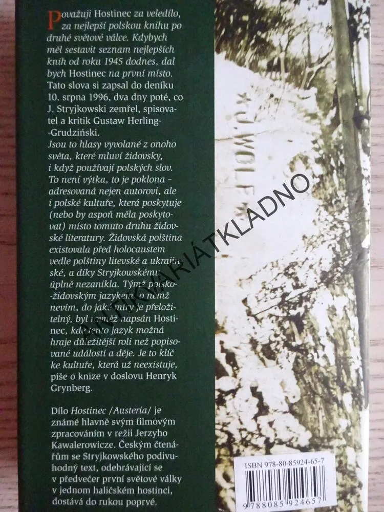 HOSTINEC /AUSTERIA/, JULIAN STRYJKOWSKI, **an