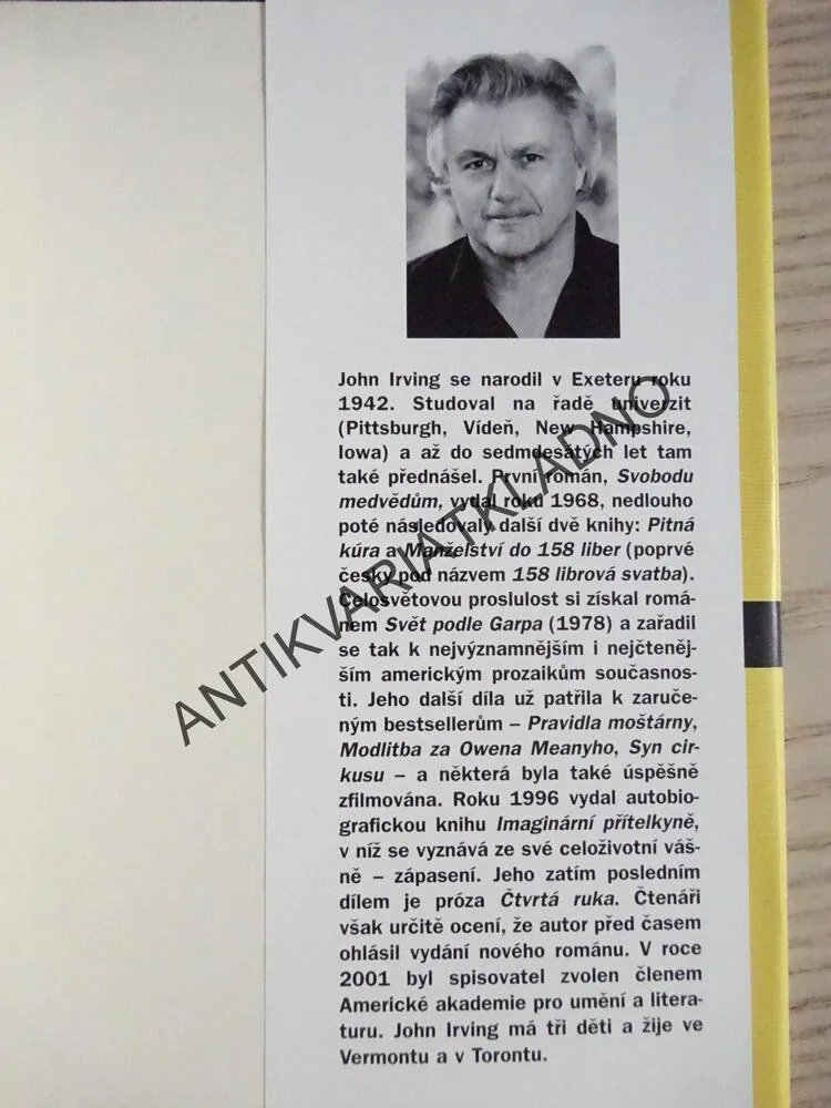 SVĚT PODLE GARPA, JOHN IRVING, **an