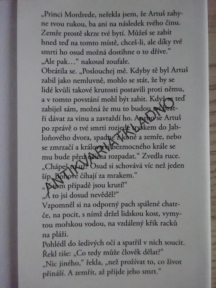 SMRT KRÁLE ARTUŠE, MARY STEWARTOVÁ, **an
