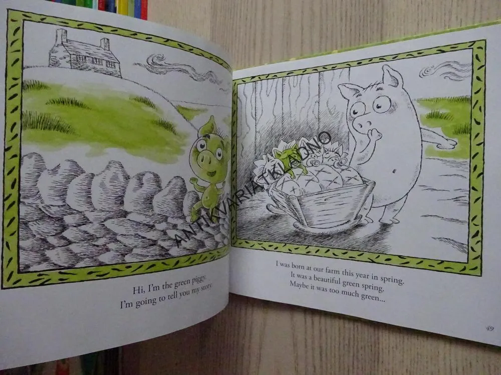 ZELENÉ PRASÁTKO, THE GREEN PIGGY, LE PORCELET VERT, LADISLAVA PECHOVÁ, **an