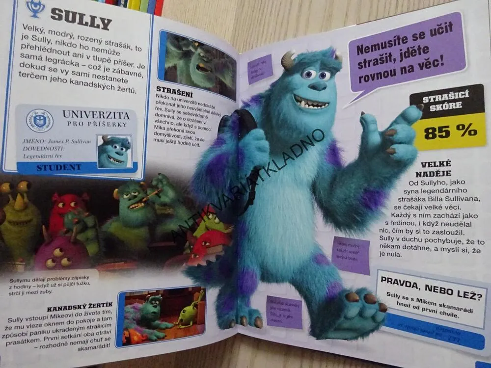 PŘÍŠERKY S.R.O., UNIVERZITA PRO PŘÍŠERKY, PIXAR, DISNEY, **an