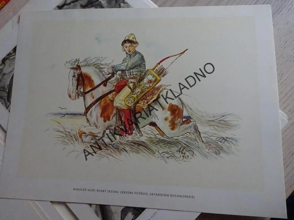 VLASTENECKÝ PŘÍKLAD ČESKÉ KRESBY XIX. STOLETÍ, **an