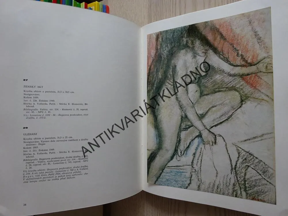DEGAS A RENOIR, NEZNÁMÁ DÍLA, **an