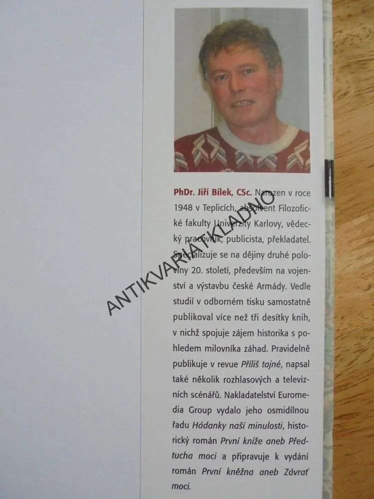 BÍLÁ MÍSTA ČESKÉ HISTORIE 1, 17.STOLETÍ, JIŘÍ BÍLEK, **an