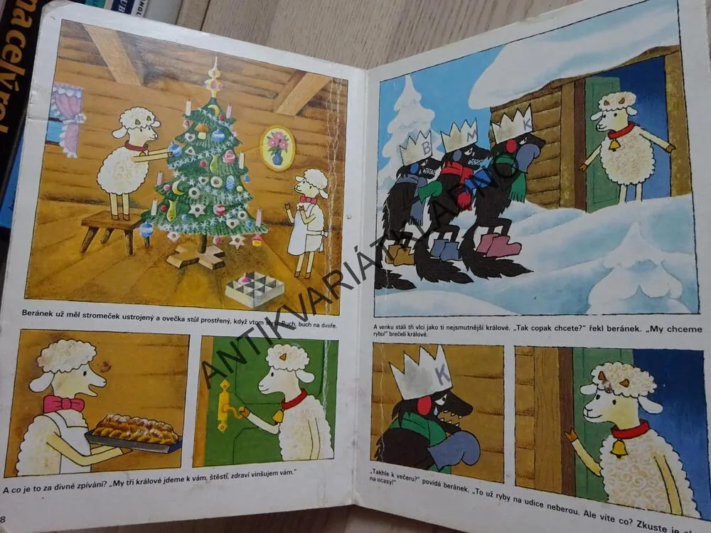POHÁDKY OVČÍ BABIČKY O VLČÍCH VÁNOCÍCH, DAGMAR SPANLANGOVÁ, BOHUMIL ŠIŠKA