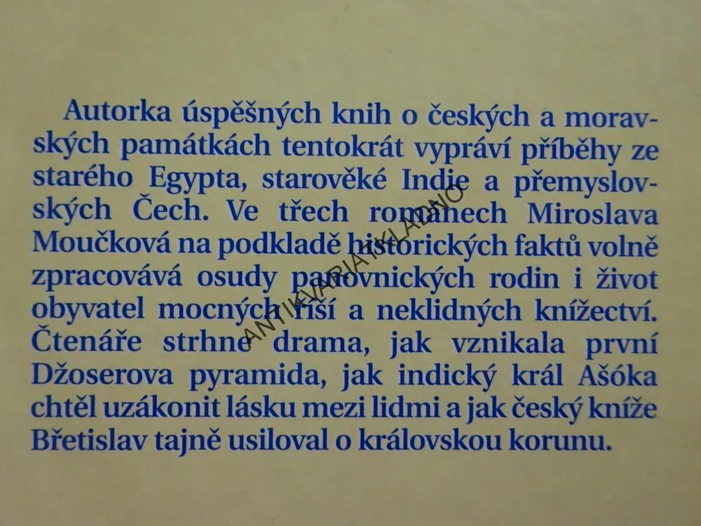 TRŮN PRO LÁSKU, MIROSLAVA MOUČKOVÁ - AUTOGRAM, **an