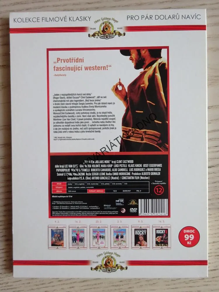 PRO PÁR DOLARŮ NAVÍC, DVD FILM 
