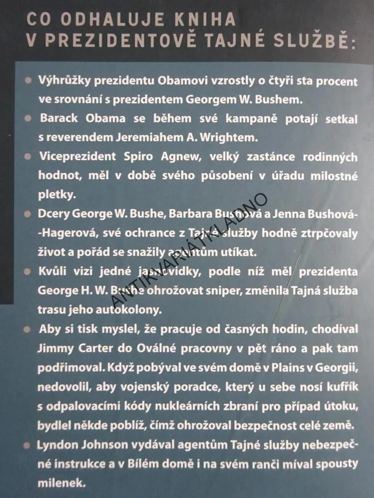 V PREZIDENOVĚ TAJNÉ SLUŽBĚ, RONALD KESSLER, **an