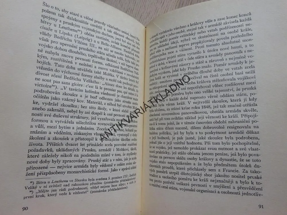 MOLTKE VZOREM, V. SEECKT, **an