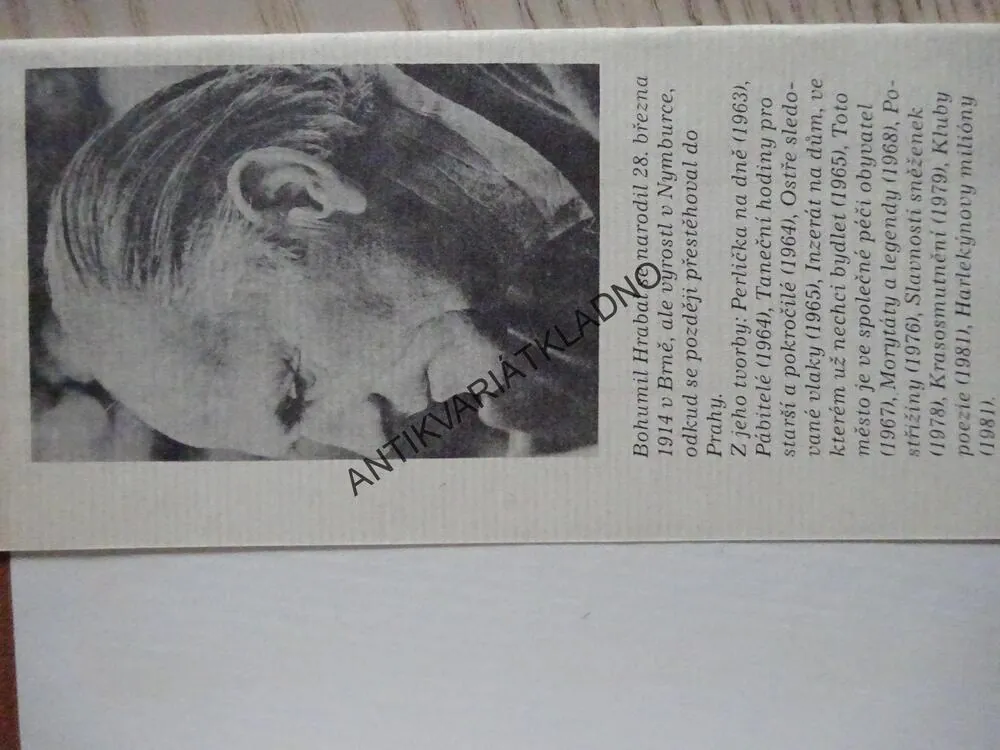 DOMÁCÍ ÚKOLY S PILNOSTÍ, BOHUMIL HRABAL, **an