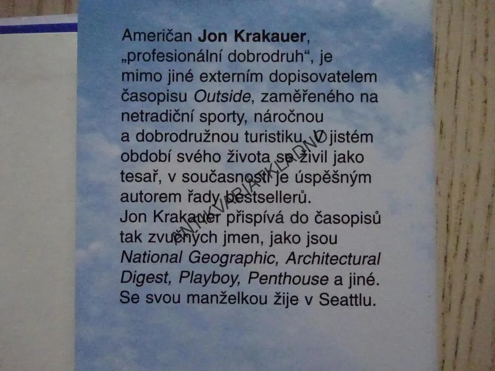 ÚTĚK DO DIVOČINY, JON KRAKAUER, **an