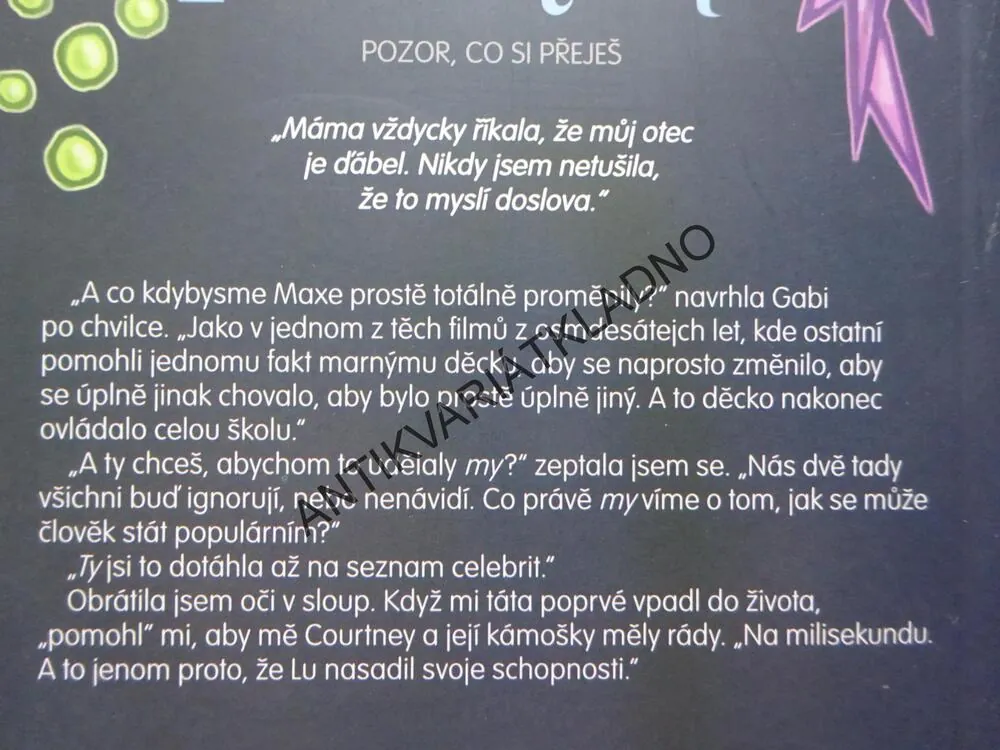 POČERTĚNÁ, POZOR, CO SI PŘEJEŠ, SHANI PETROFFOVÁ, **AN