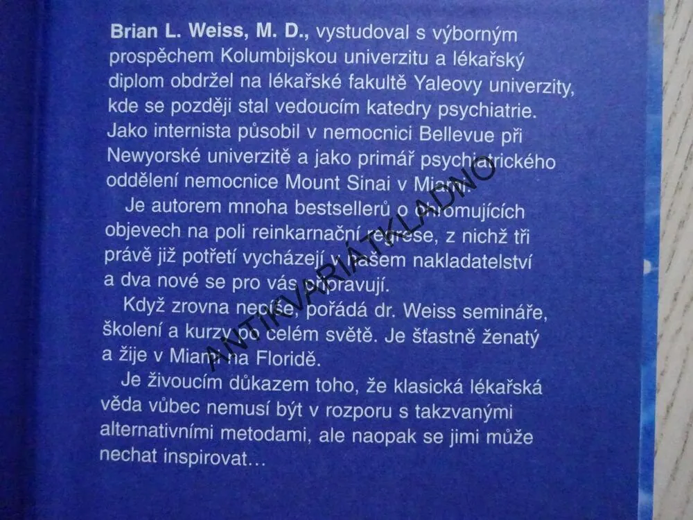 JEDNA DUŠE MNOHO TĚL, BRIAN L.WEISS, **an