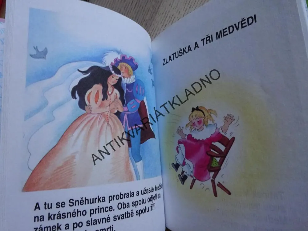 SNĚHURKA A SEDM TRPASLÍKŮ, ZLATUŠKA A TŘI MEDVĚDI, HONBA ZA POKLADEM, MALENKA, MINIPOHÁDKY, **an