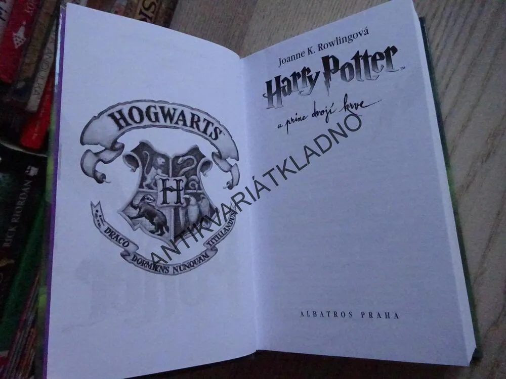 HARRY POTTER A PRINC DVOJÍ KRVE, J.K. ROWLINGOVÁ, 3. VYDÁNÍ, **an