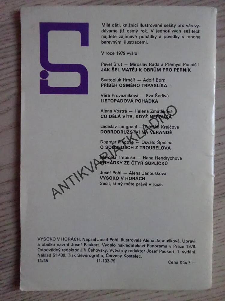 IS 58 - VYSOKO V HORÁCH, JOSEF POHL, ALENA JANOUŠKOVÁ
