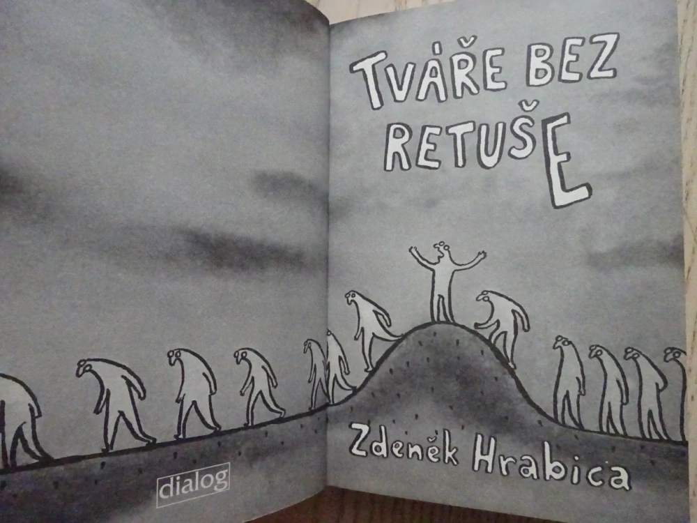 TVÁŘE BEZ RETUŠE, ZDENĚK HRABICA - AUTOGRAM, **an