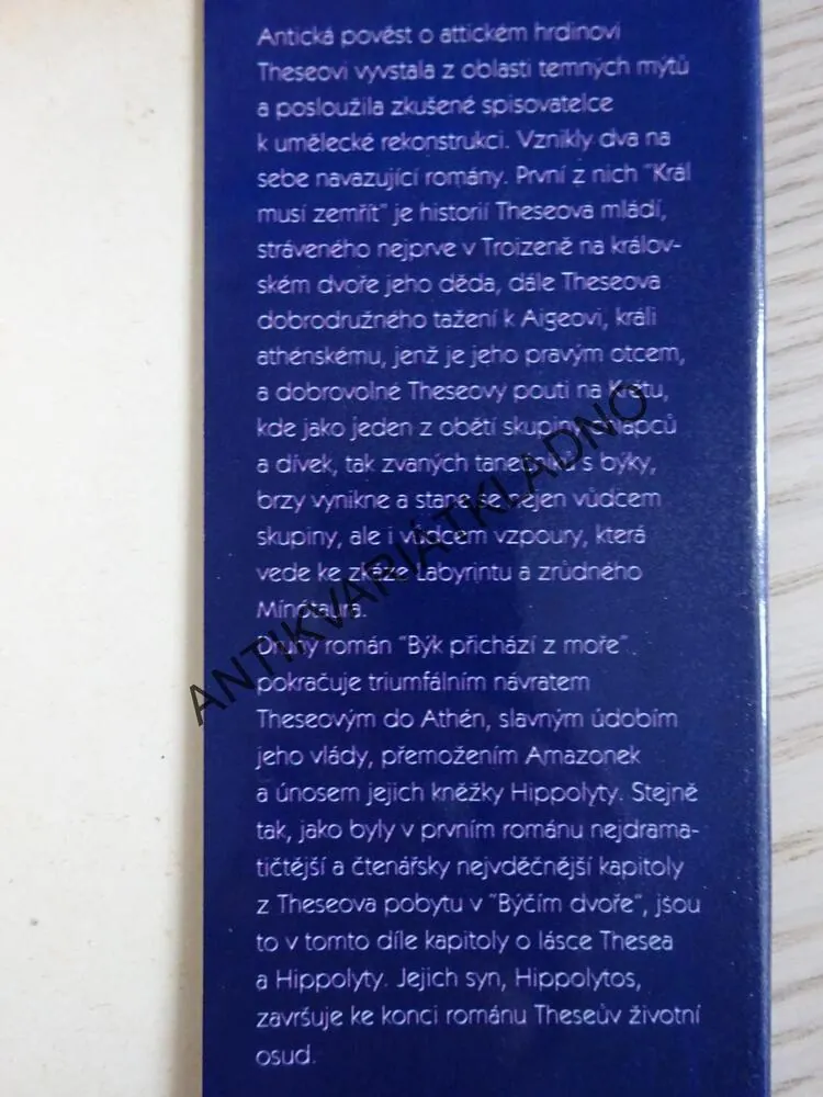 BÝK PŘICHÁZÍ Z MOŘE, MARY RENAULTOVÁ, **an