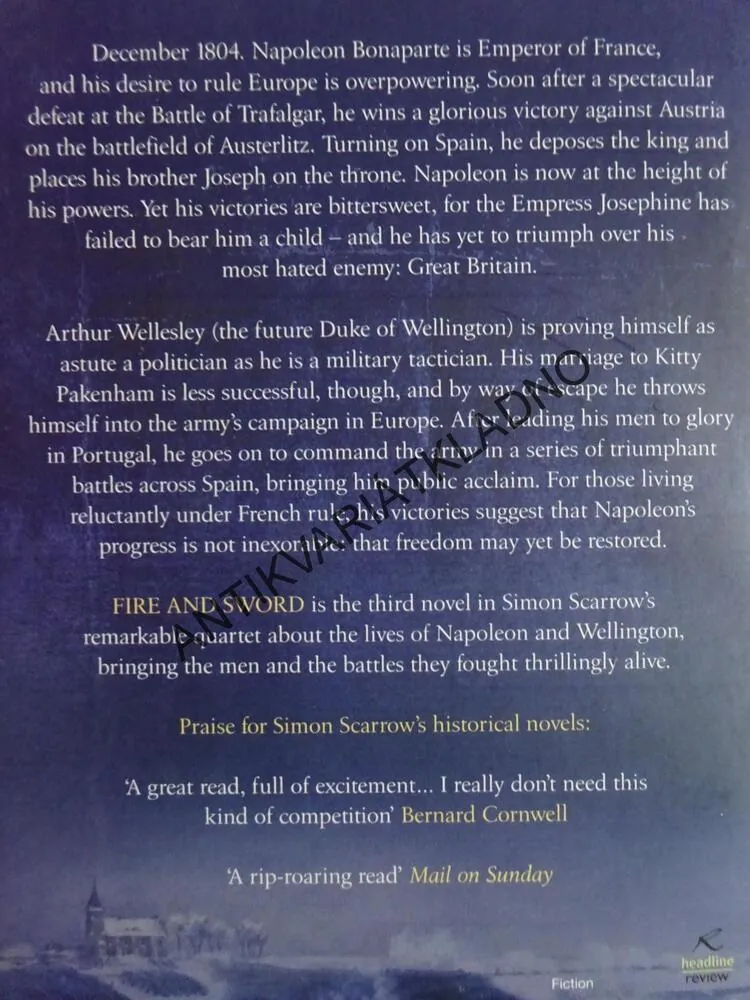 FIRE AND SWORD, OHEŇ A MEČ, SIMON SCARROW, ANGLICKY, **an