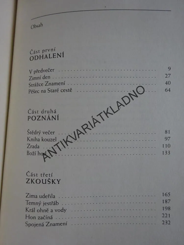 PROBUZENÍ TMY, SUSAN COOPEROVÁ, **an