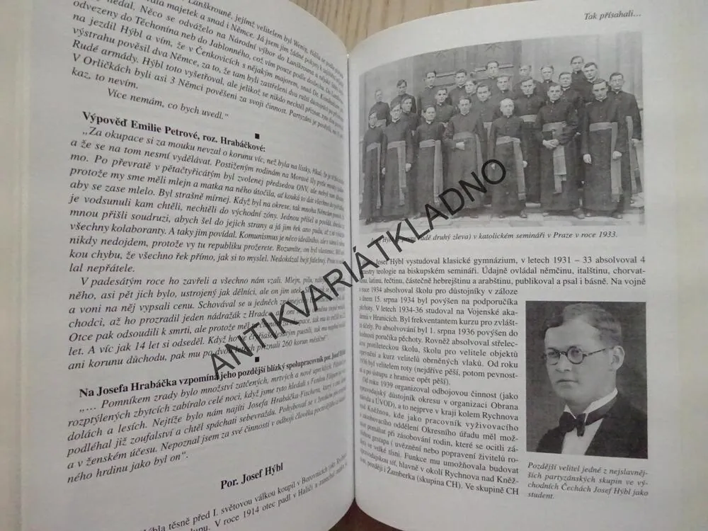TAK PŘÍSAHALI..., EMIL TROJAN, **an