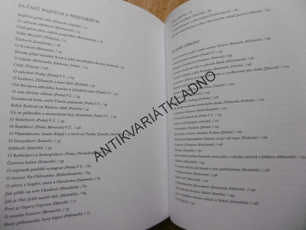 POVĚSTI Z ČECH MORAVY A SLEZSKA, HULPACH, KABÁT, 2007, **an