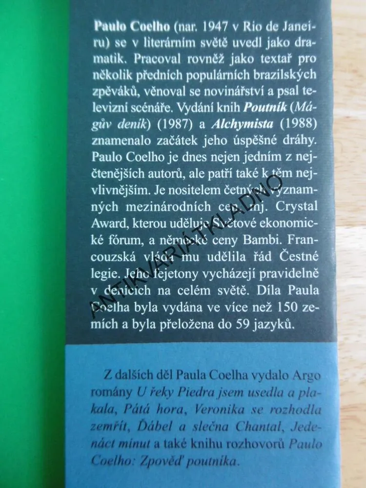 ZÁHIR, PAULO COELHO, **an