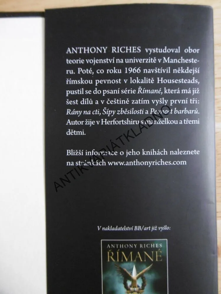 ŘÍMANÉ, LEOPARDÍ MEČ, ANTHONY RICHES,