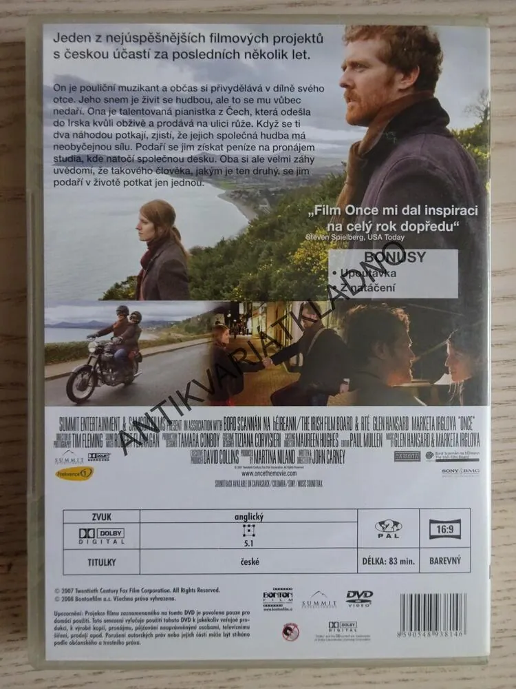 ONCE, DVD FILM