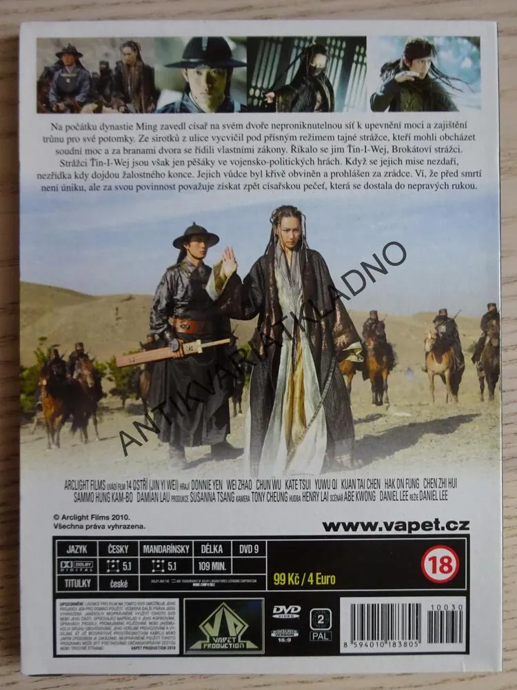 14 OSTŘÍ, DVD FILM