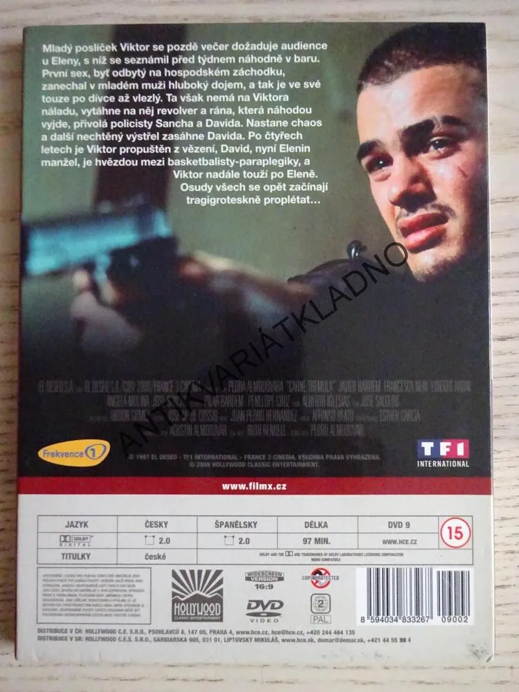 NA DNO VÁŠNĚ, DVD FILM