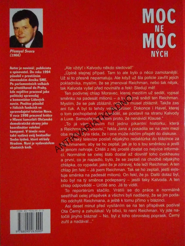 MOC NEMOCNÝCH, PŘEMYSL SVORA, **an