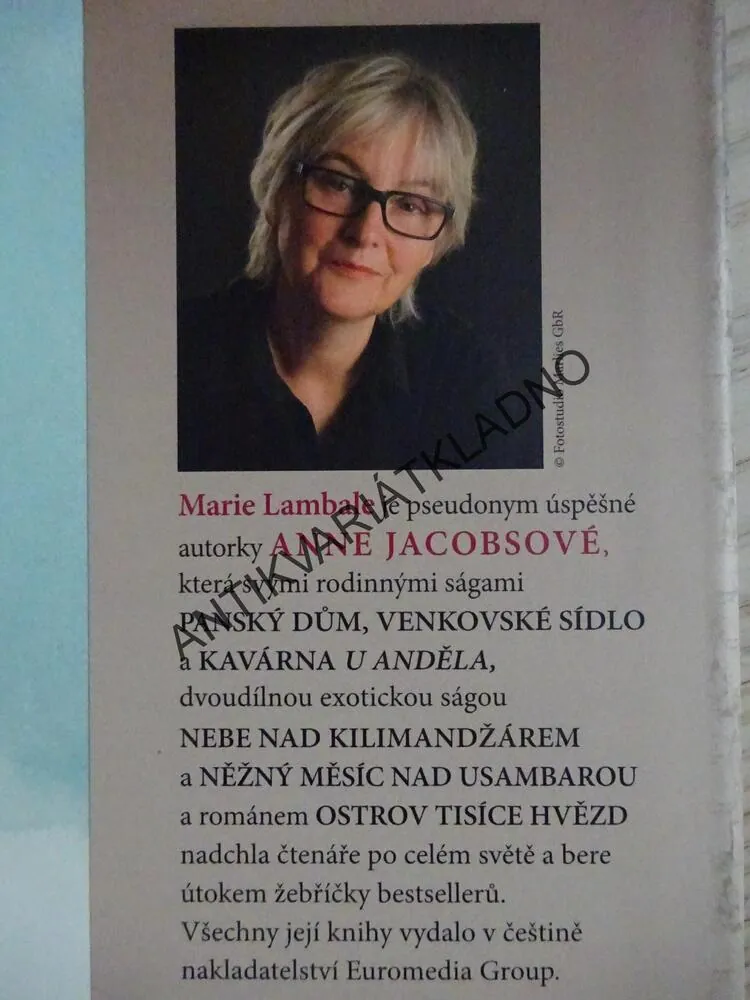 ATELIÉR ROSEN, ANNE JACOBSOVÁ ALIAS MARIE LAMBALLE, **an