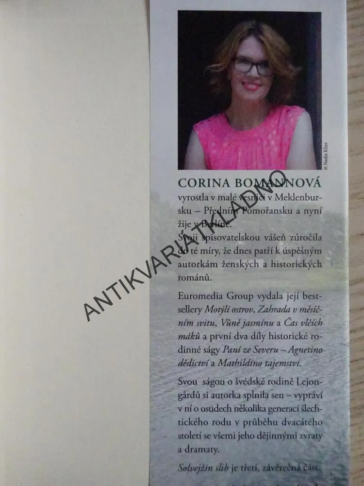 PANÍ ZE SEVERU, SOLVEJŽIN SLIB, CORINA BOMANNOVÁ, **an