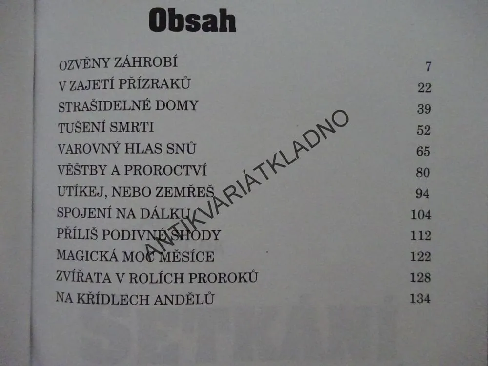 SETKÁNÍ S TAJEMNEM, ARNOŠT VAŠÍČEK, **an
