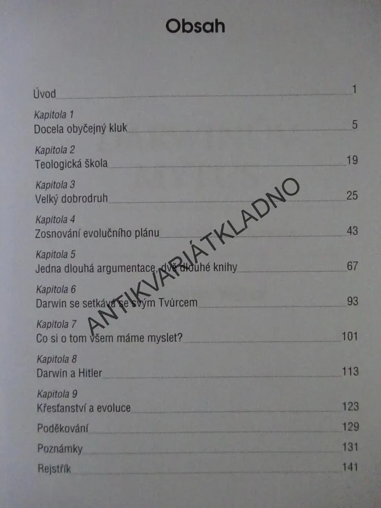 DARWINŮV MÝTUS, BENJAMIN WIKER, **an