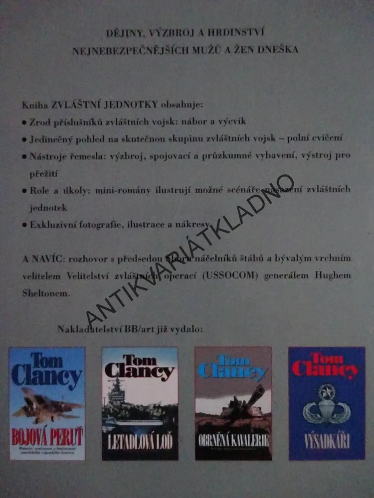 ZVLÁŠTNÍ JEDNOTKY, TOM CLANCY, **an