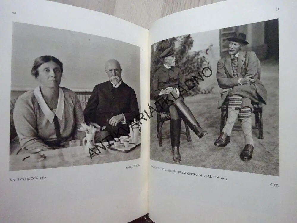MASARYK VE FOTOGRAFII, TGM, TOMÁŠ GARRIGUE MASARYK, **an