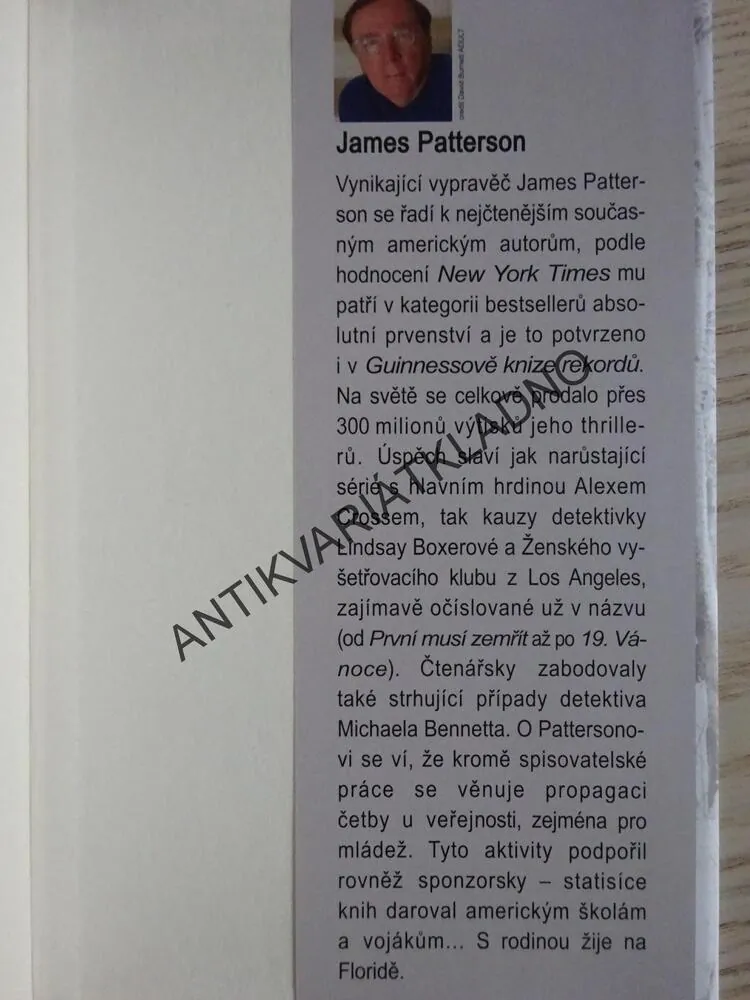 19. VÁNOCE, JAMES PATTERSON, MAXINE PAETRO, **an