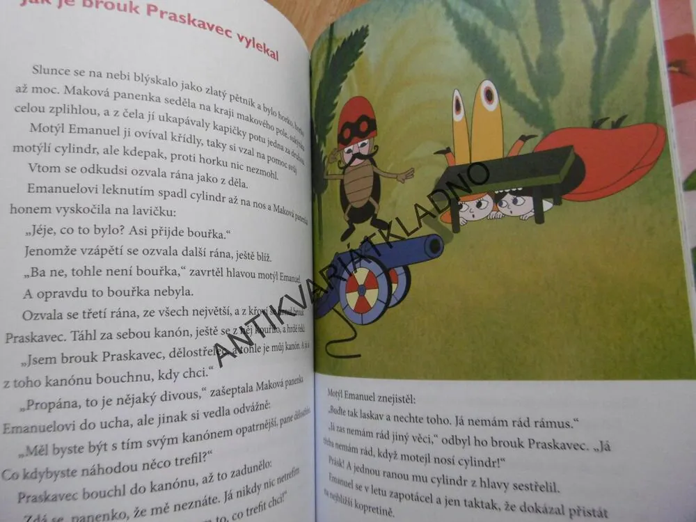 MAKOVÁ PANENKA A MOTÝL EMANUEL,ČTVRTEK, DUBSKÁ, VEČERNÍČEK, **an