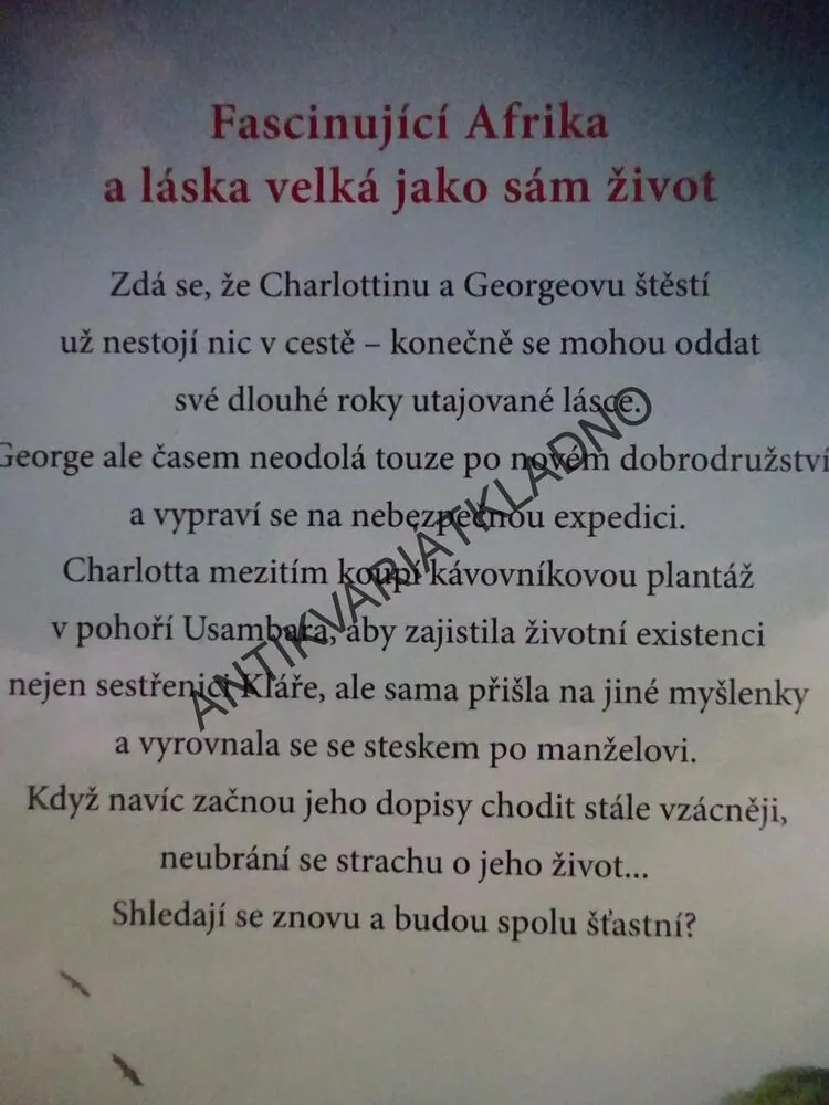 NĚŽNÝ MĚSÍC NA USAMBAROU, LEAH BACH, ANNE JACOBSOVÁ, **an
