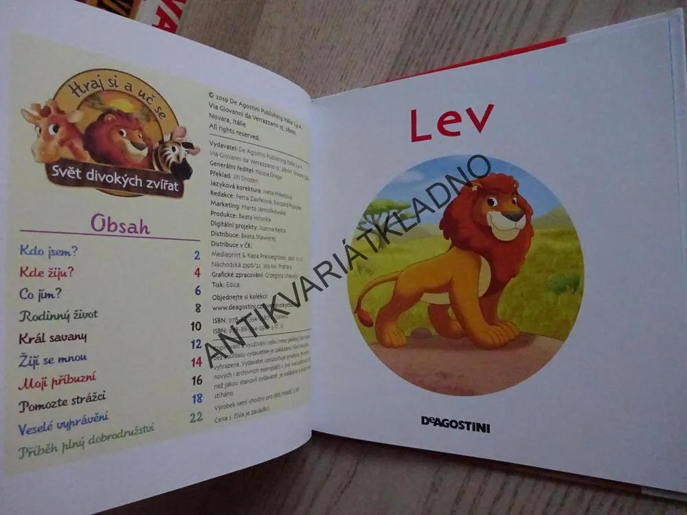 LEV, BYDLÍM V SAVANĚ 1, **an