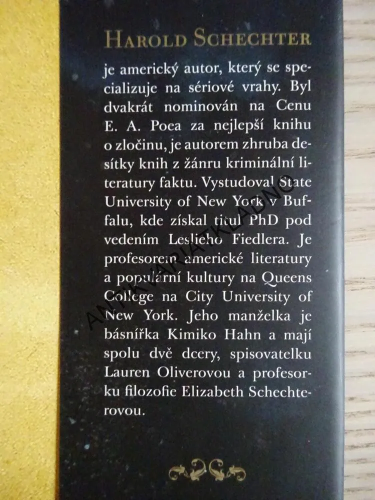 PEKELNÁ PRINCEZNA, HAROLD SCHECHTER, **an