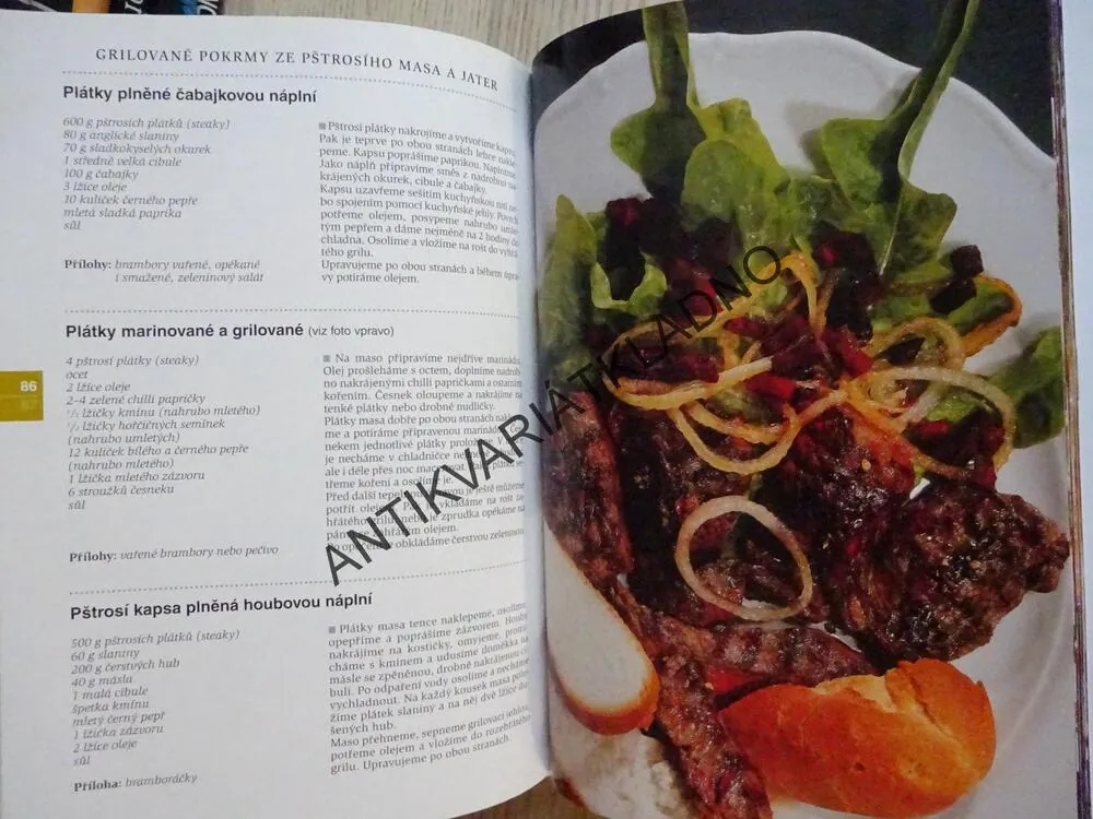 PŠTROS V ČESKÉ KUCHYNI, KUCHAŘKA, RECEPTY, **an