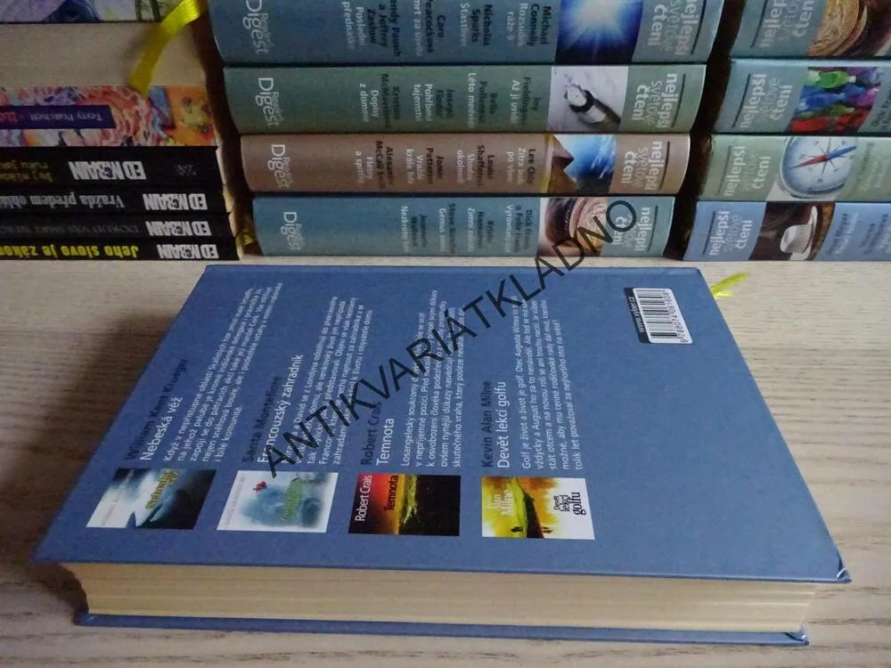 NEBESKÁ VĚŽ - KRUEGER, FRANCOUZSKÝ ZAHRADNÍK - MONTEFIORE, TEMNOTA - CRAIS, DEVĚT LEKCÍ GOLFŮ - MILNE, **an