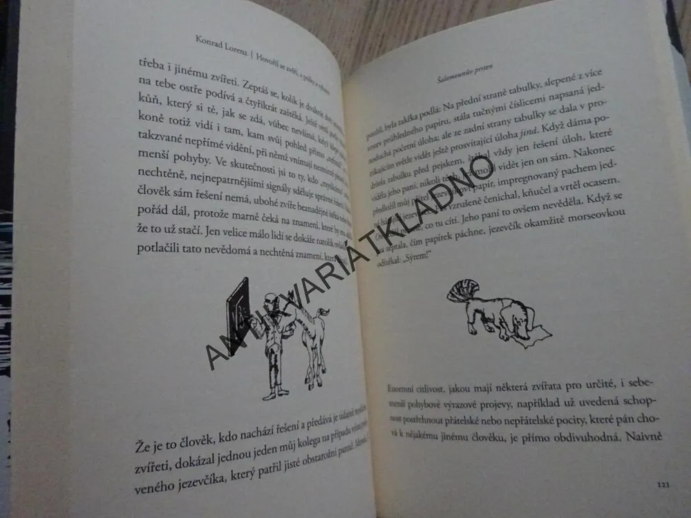 HOVOŘIL SE ZVĚŘÍ, S PTÁKY A RYBAMI, KONRAD LORENZ, **an