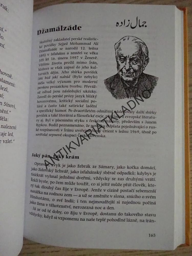 HLEDÁNÍ PRAVDY A LÁSKY, ANTOLOGIE PERSKÉ LITERATURY, **an