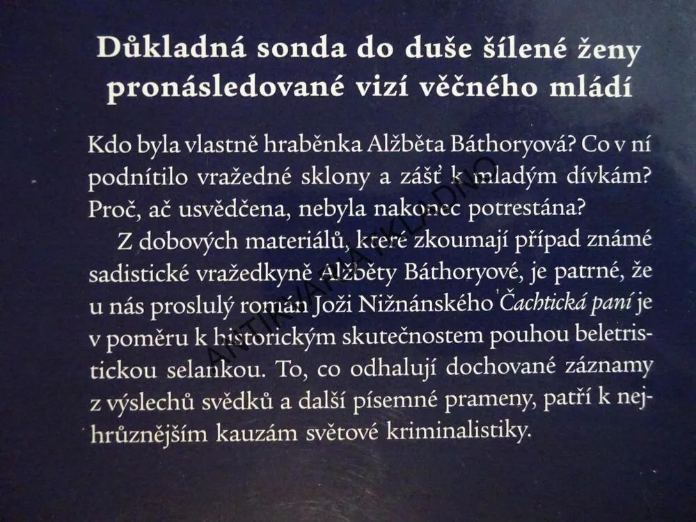 TAJEMSTVÍ ČACHTICKÉ BESTIE, VLADIMÍR LIŠKA, **an