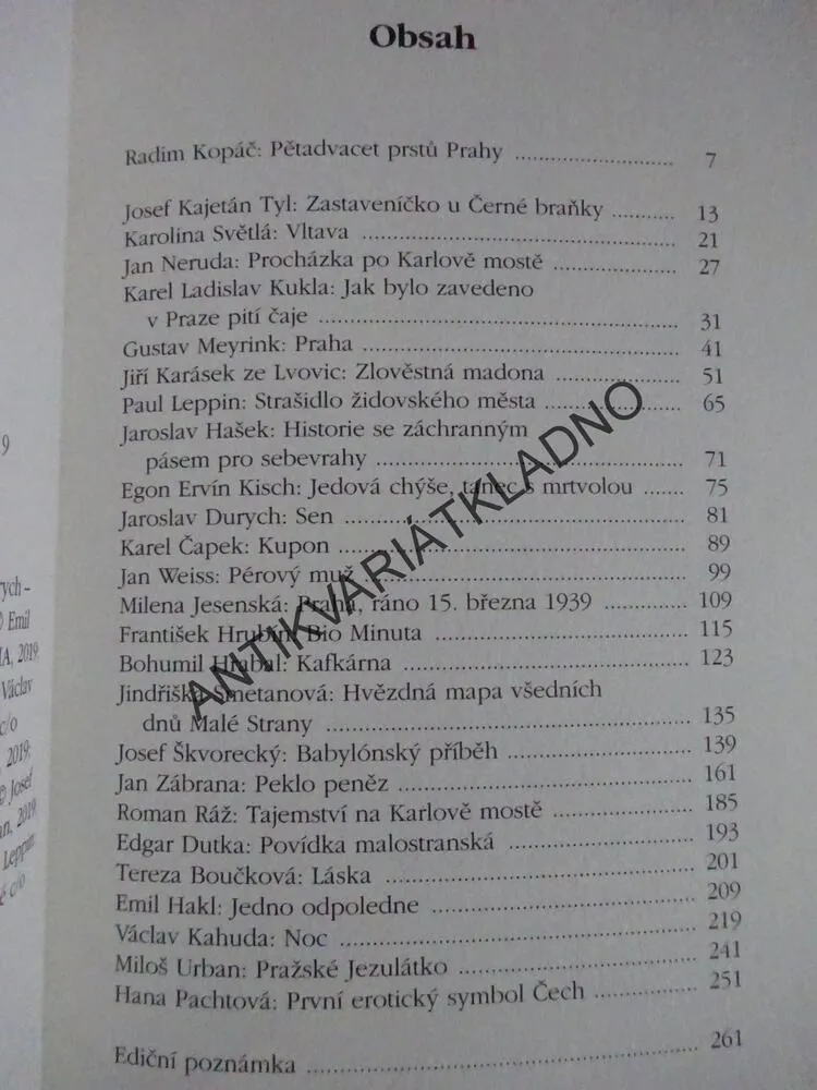 PRAHA V MNOŽNÉM ČÍSLE, RADIM KOPÁČ, JAKUB ŠOFAR, **an